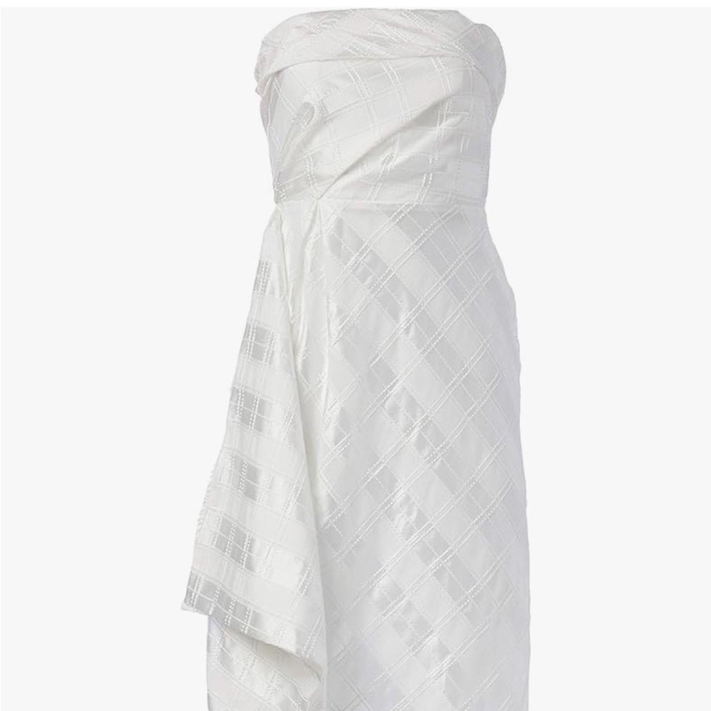 C/meo strapless midi dress